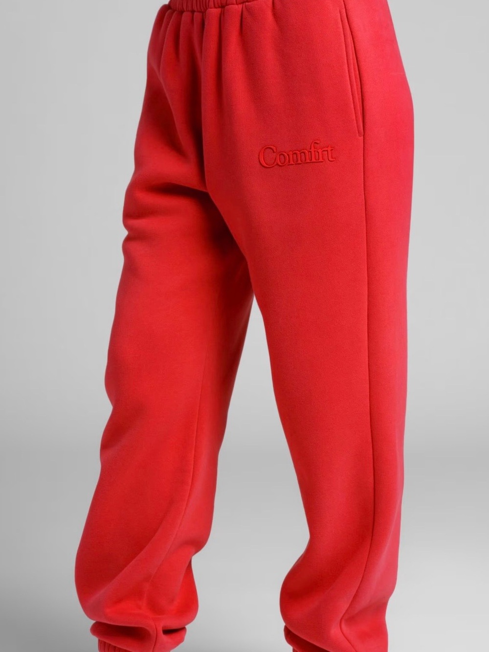 Comfrt Red Jogger sweatpants